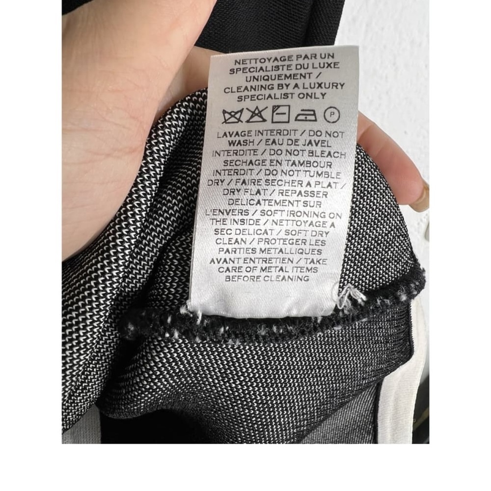 Balmain Black and White Sleeveless Bodysuit - Picture 4 of 6
